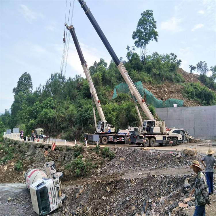 陕西陕西24小时应急道路救援吊装吊装现场实拍